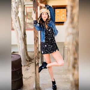 Seven7 Women's Rockstar Ankle Pointed Toe With Superstar Bootie BlackSz.8 BNWT